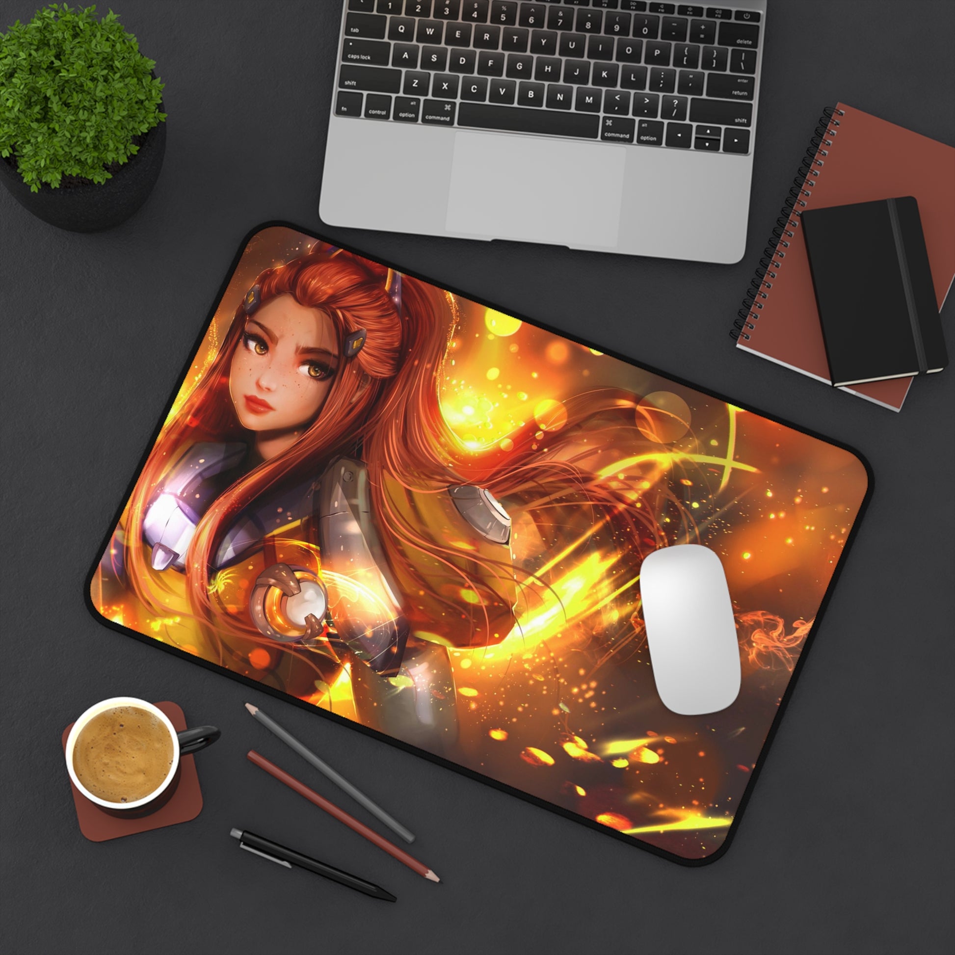 Overwatch Brigette Desk Mat - Premium products from Printify - Just $24.95! Shop now at The Gaming Gamer
