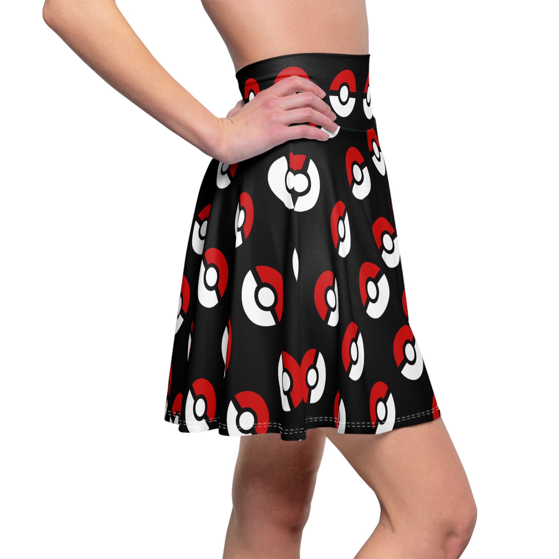 Pokeballs Women's Skater Skirt - Premium products from Printify - Just $29.95! Shop now at The Gaming Gamer